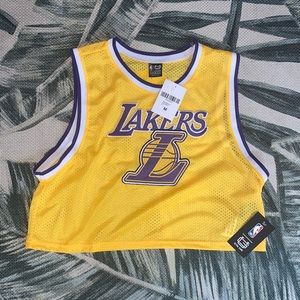 Cropped Lakers Jersey NWT